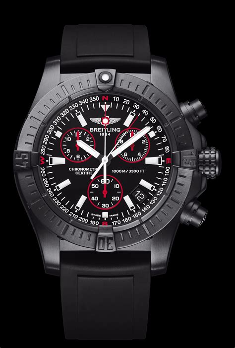 breitling avenger seawolf chrono|breitling avenger seawolf blacksteel.